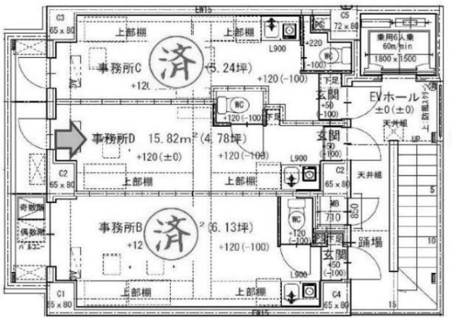 ヴィラージュ・ド・クロシェ302 間取り図