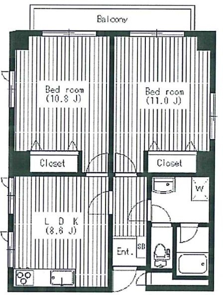 赤坂アンドロン201 間取り図