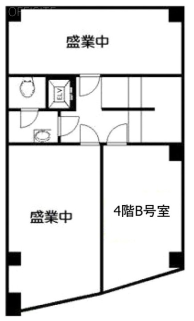 昭栄ビルB 間取り図