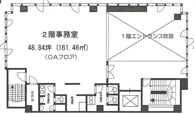 大門KSビル2F 間取り図