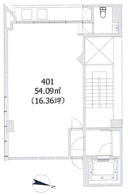 CITTAビル401 間取り図