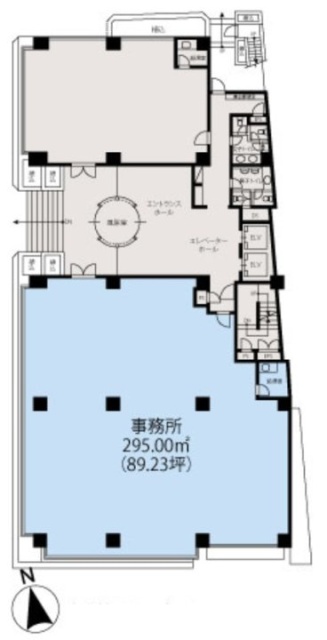 新麹町ビル1F 間取り図