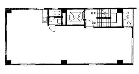 萬屋ビル2F 間取り図