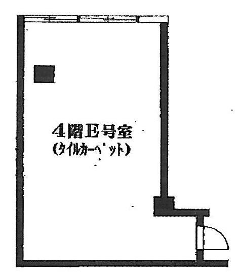 城辺橋ビルE 間取り図