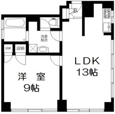 大永初台マンション204 間取り図