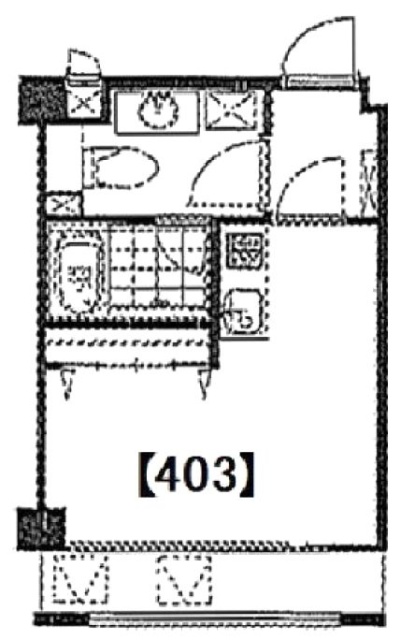 フォレスタビル403 間取り図