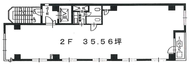 八雲ビル2F 間取り図
