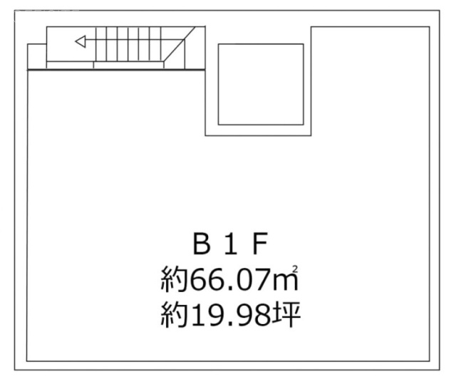 ベルスパッツィオ池袋B1F 間取り図