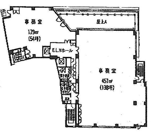 ホウエイビル3F 間取り図