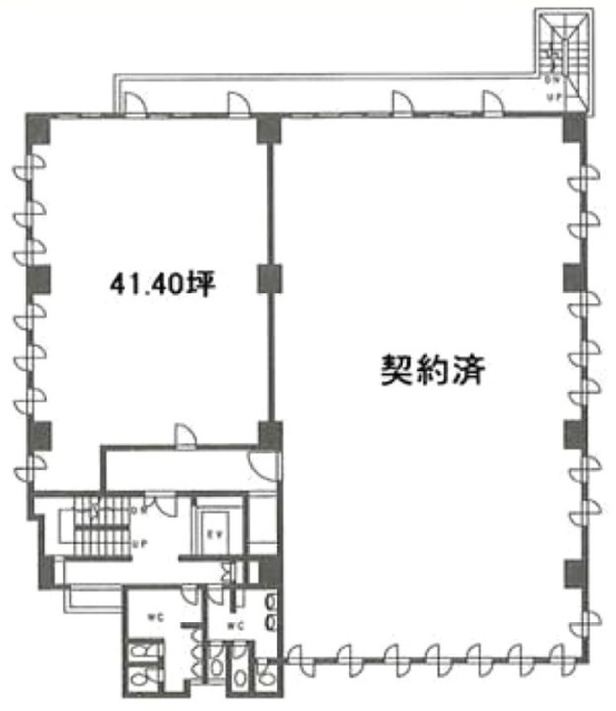 第二林ビルA 間取り図