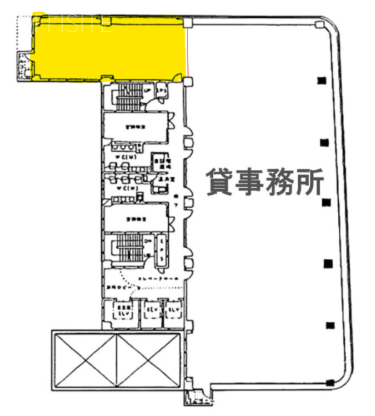 ウエインズ&イッセイ横浜ビル8F 間取り図