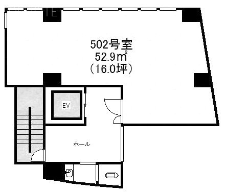 OKビル502 間取り図