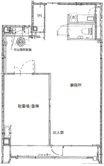 PWビル1F 間取り図