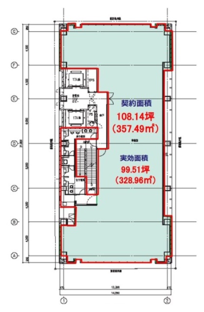 セントラルビル13F 間取り図