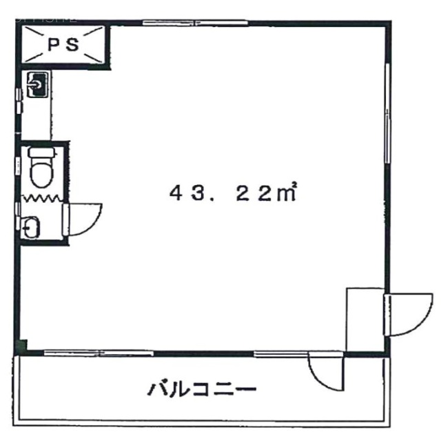 勢和ビル3F 間取り図