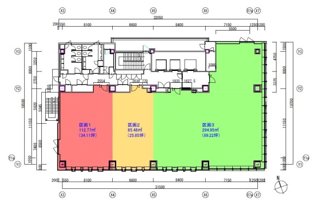 御成門郵船ビル1 間取り図
