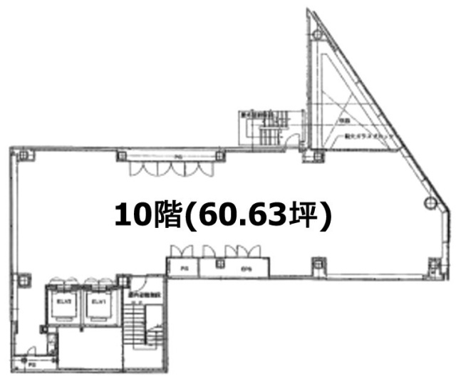 ヒューリック神田須田町ビル10F 間取り図