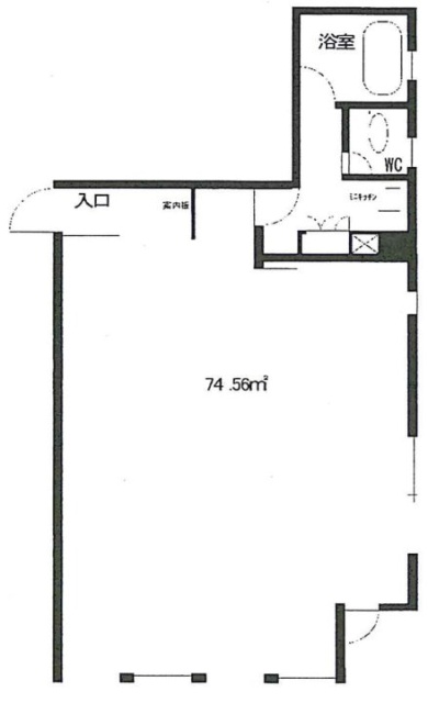 松涛アネックス204 間取り図