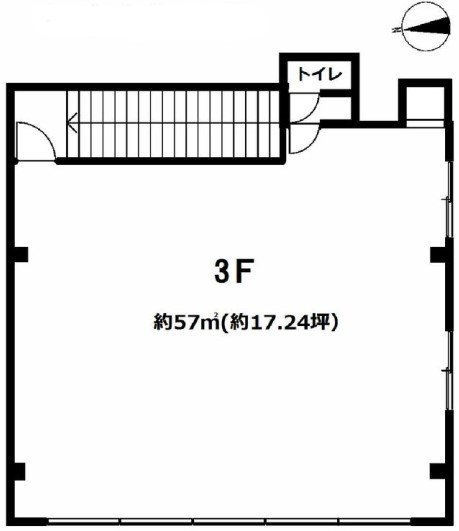 伊藤ビル3F 間取り図