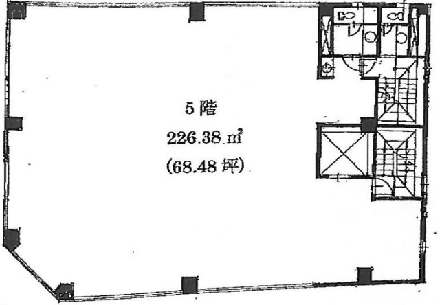 ヒノデビル5F 間取り図