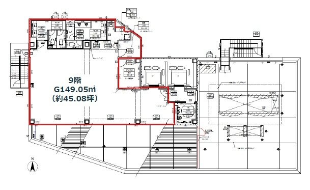 NBL ARK TOWER9F 間取り図