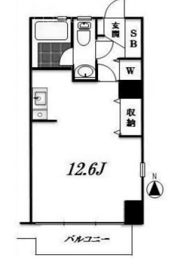 アファン南青山301 間取り図