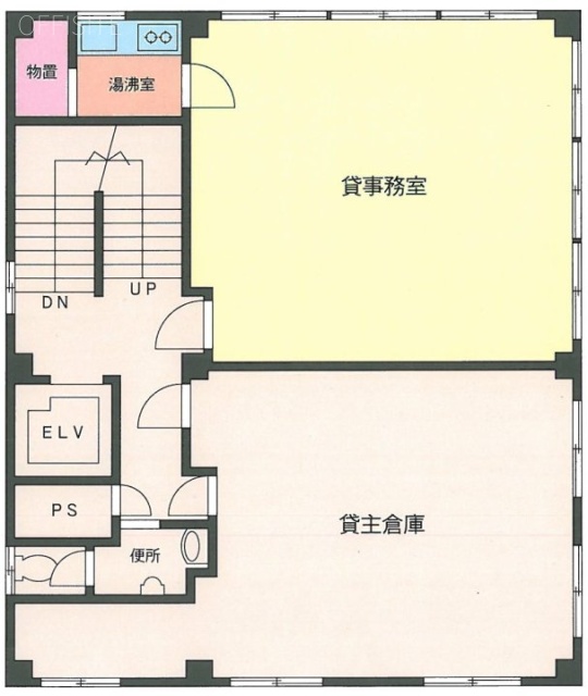 冨田ビル4F 間取り図