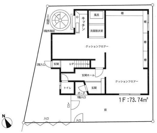 田村ビル1F 間取り図