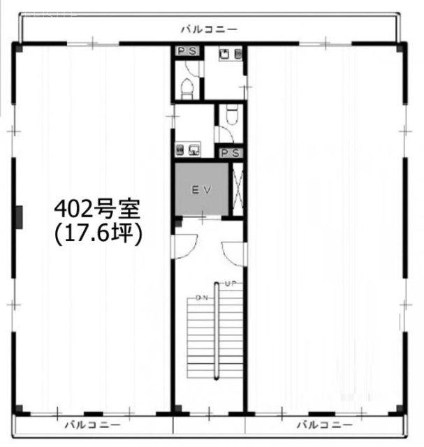 竹の塚大島ビル402 間取り図