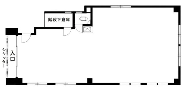 中井ビル1F 間取り図