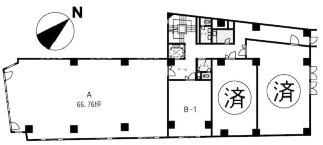 森町ビル4F 間取り図