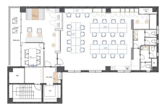 SOLIX SHIBUYA6F 間取り図