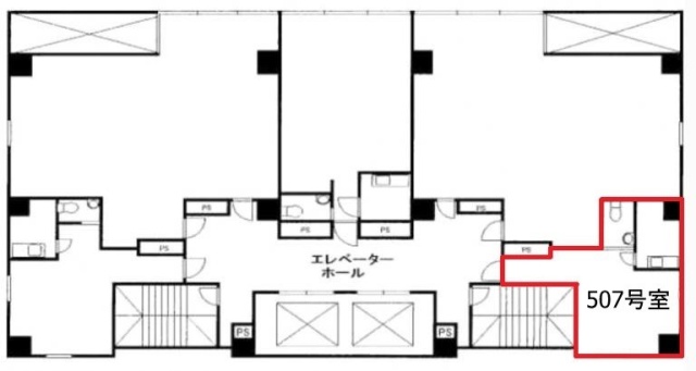 三翔ビル507 間取り図