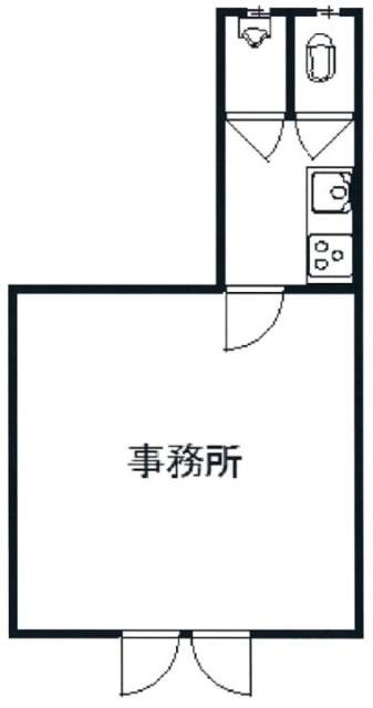 レインボービル102 間取り図