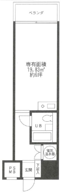 ノア渋谷パートⅡ1005 間取り図