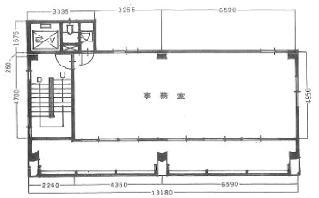 高遠ビル5F 間取り図