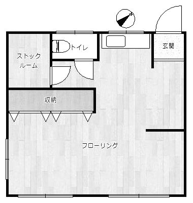 青山レジデンスビル2F 間取り図