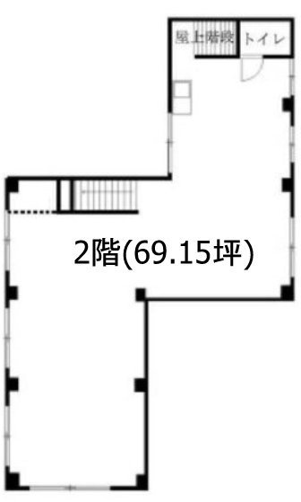 池袋南ビル2F 間取り図