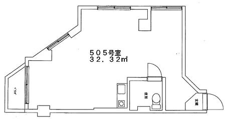 八大ビル505 間取り図