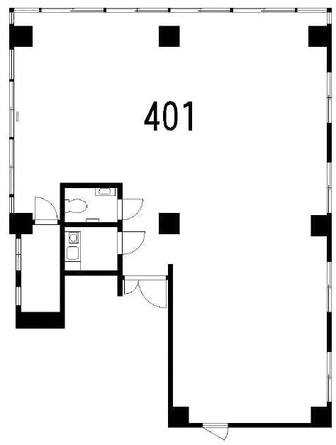 山上ビル401 間取り図