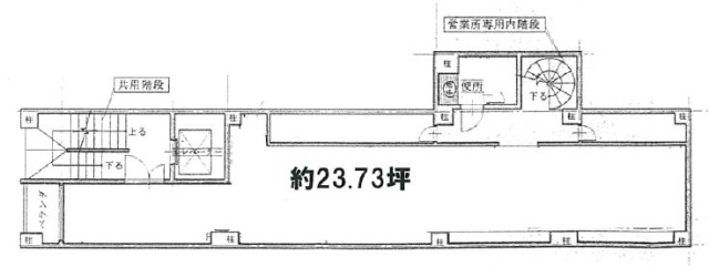 寿和(すわ)ビル4F 間取り図