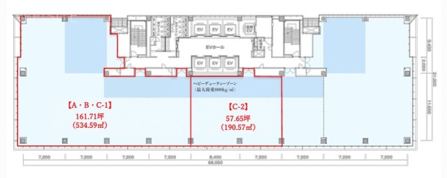 フロンティア武蔵小杉 N棟C-2 間取り図