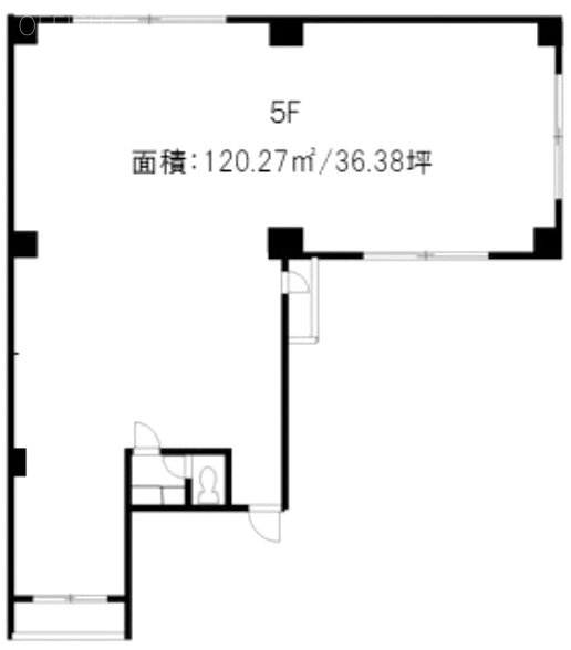 湯島堀井ビル5F 間取り図