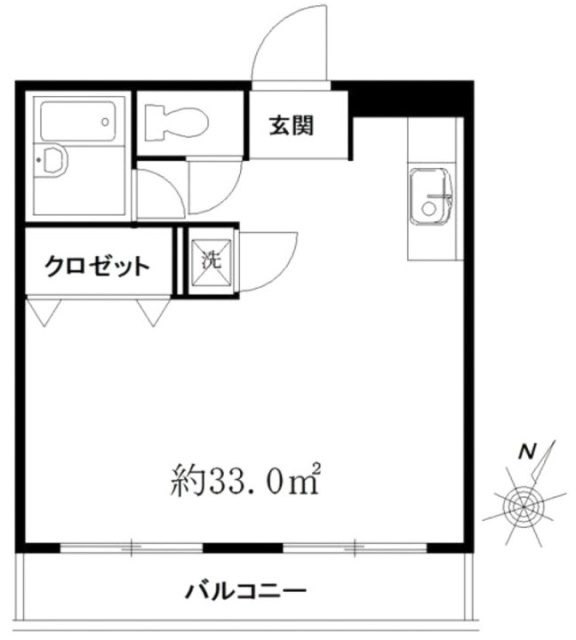 マーサ恵比寿203 間取り図