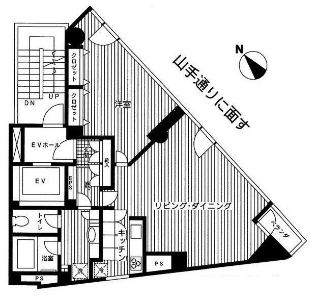 初台MGビル6F 間取り図