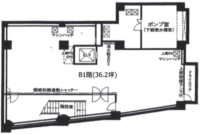 立花国際ビルB1F 間取り図