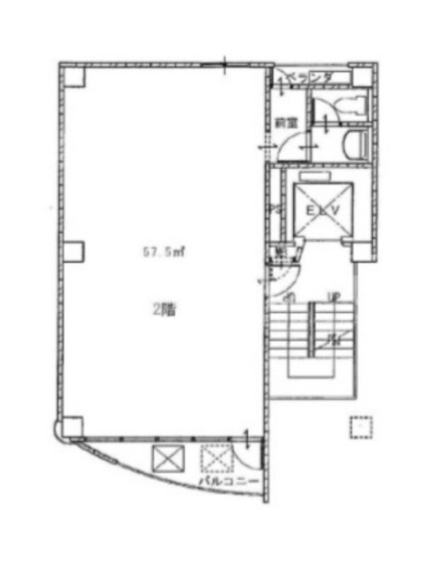 冨士野ビル2F 間取り図