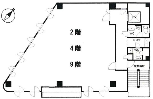 A-I-Kビル9F 間取り図