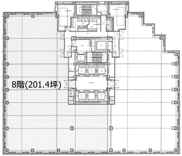 後楽森ビル8F 間取り図