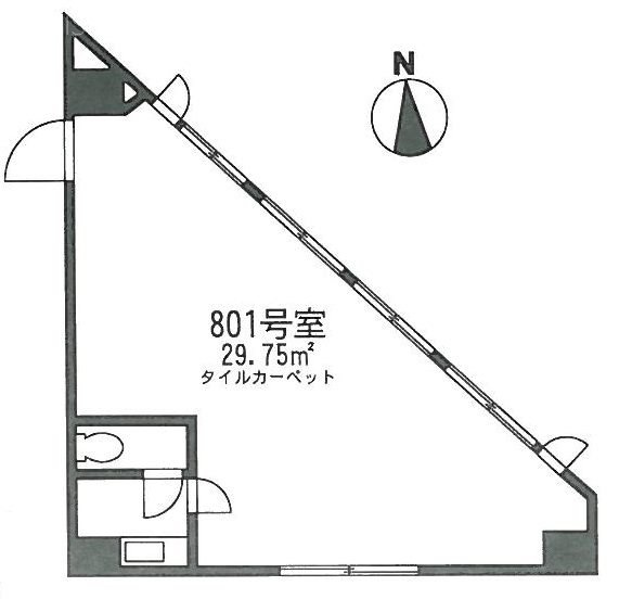 第一ともえビル8F 間取り図